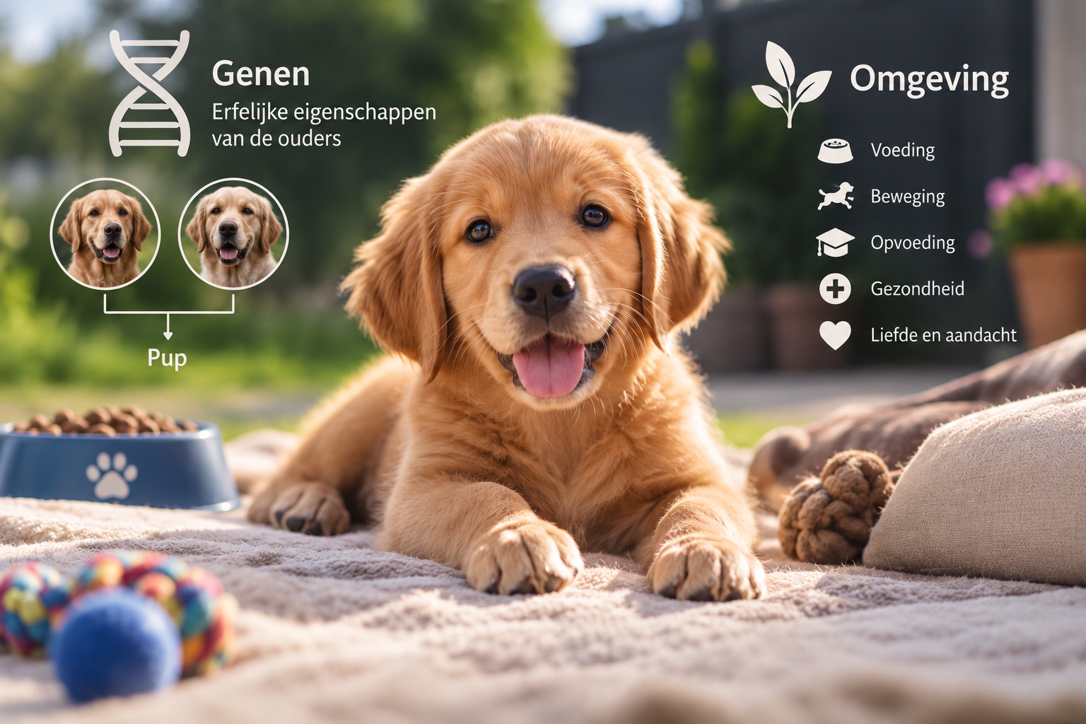 Invloed van genetica en omgeving op eigenschappen
